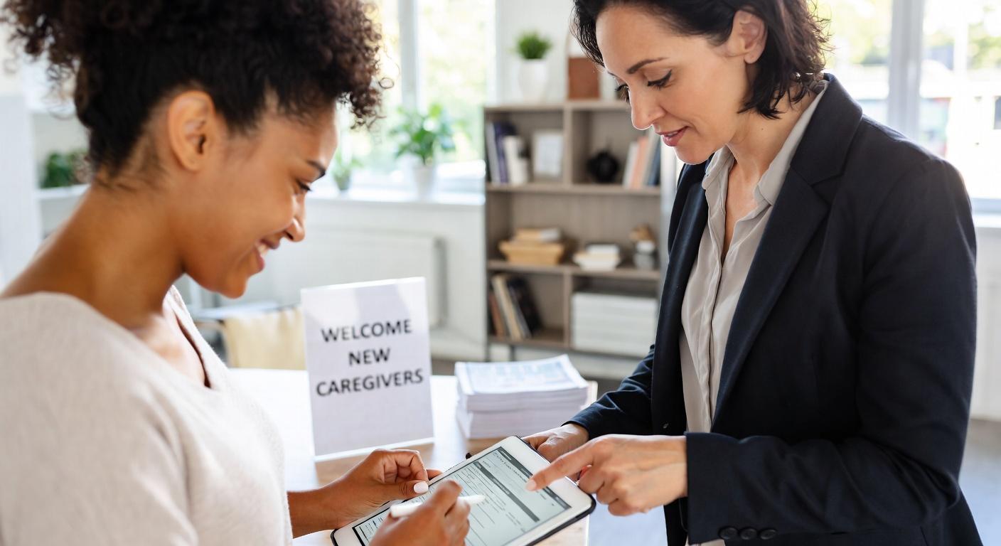 Digital Onboarding: How to Get New Caregivers Working Faster