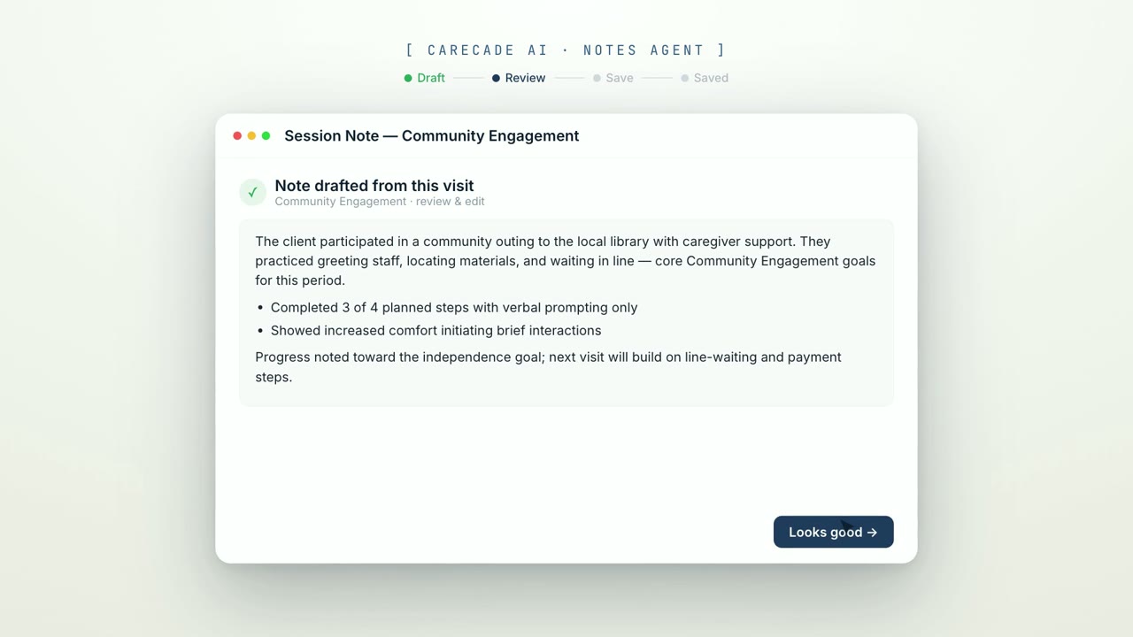 Notes Agent product demo